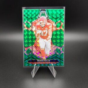2024 Panini Mosaic Travis Kelce Green Prizm Kansas City Chiefs